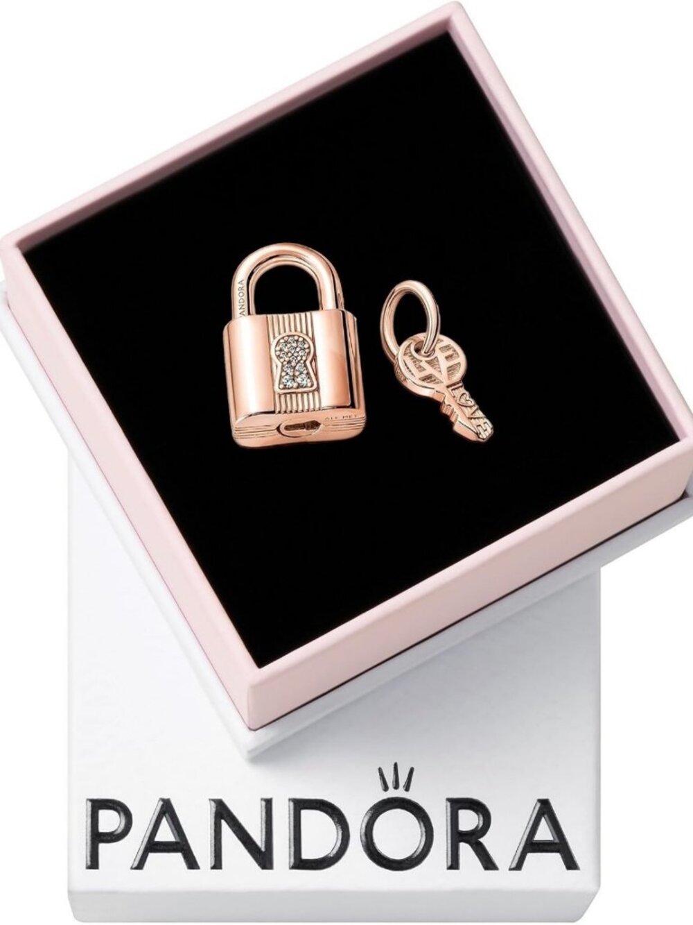 Charming Padlock & Key Dangle Charm - Perfect Gift for Jewelry Lovers